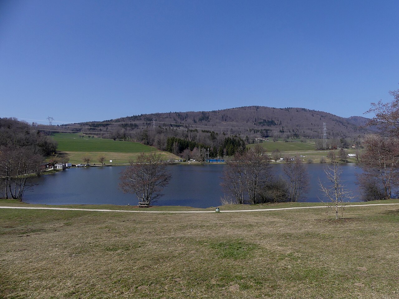Lac des Dronières à Cruseilles, Haute-Savoie