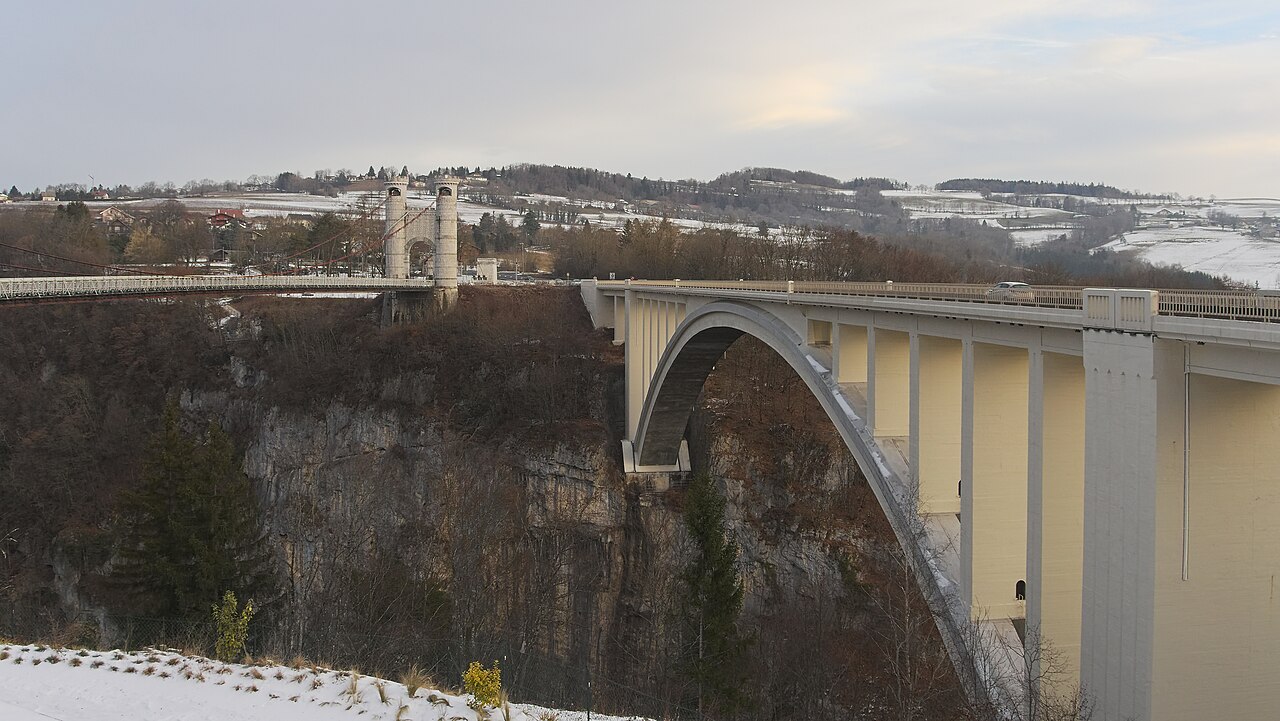 Pont de la Caille à Cruseilles, Haute-Savoie